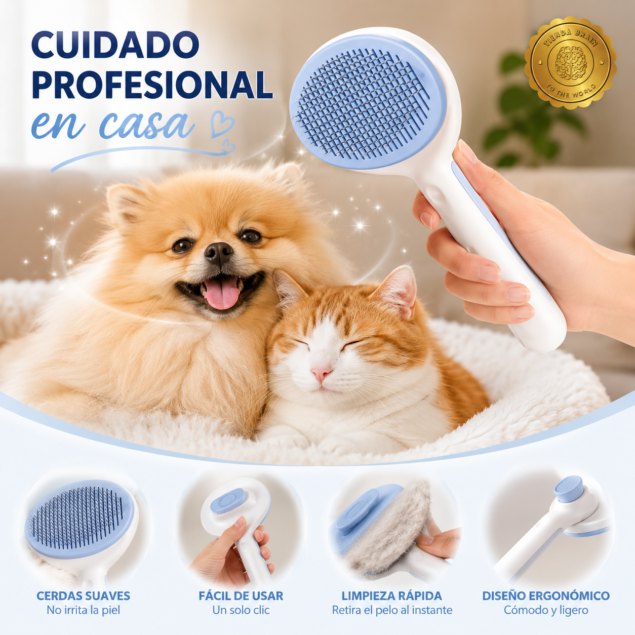 FurAway™ 🐾🧹Cepillo removedor mascota⭐⭐⭐⭐⭐
