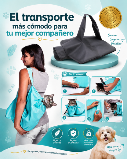 MeowCarry™ 🐱👜BOLSA DE TRANSPORTE PORTABLE PARA GATOS⭐⭐⭐⭐⭐
