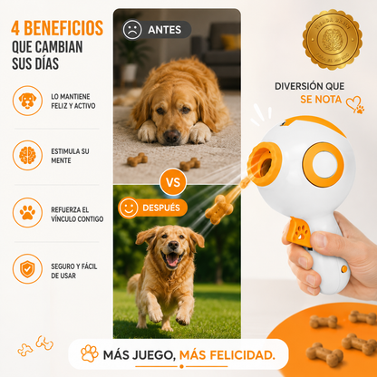 TreatBlaster™ 🍖🚀Lanzador de golosinas para perros⭐⭐⭐⭐⭐