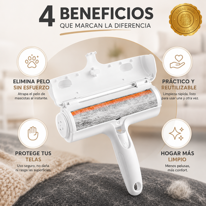 FurClean™ 🐾🧼Rodillo Removedor De Pelo⭐⭐⭐⭐⭐