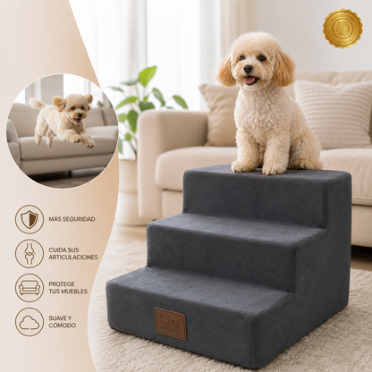 DoggyClimb™ 🐶⬆️Escaleras De 3 Pasos Para Mascotas Perro⭐⭐⭐⭐⭐
