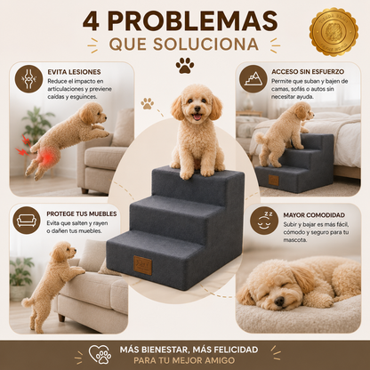 DoggyClimb™ 🐶⬆️Escaleras De 3 Pasos Para Mascotas Perro⭐⭐⭐⭐⭐
