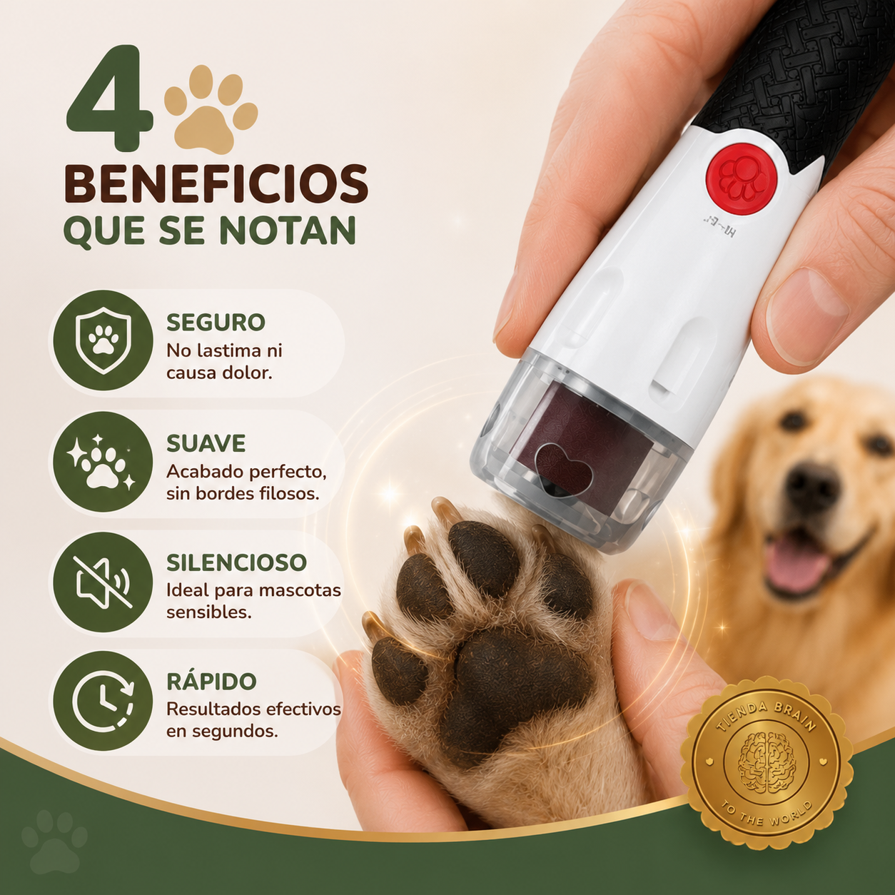 PawTrim™ 🐾✂️Limador y gastador de uñas para Mascota⭐⭐⭐⭐⭐