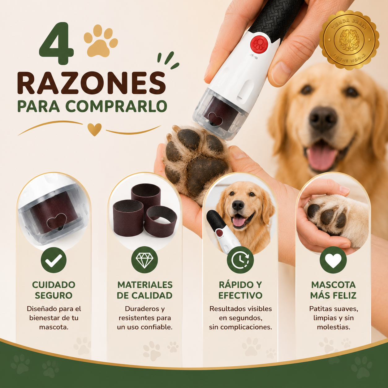 PawTrim™ 🐾✂️Limador y gastador de uñas para Mascota⭐⭐⭐⭐⭐