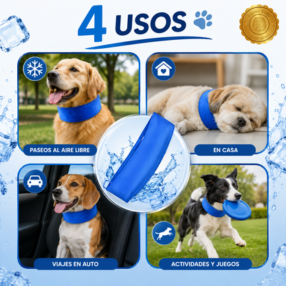 CoolPaw™ ❄️🐾🧊Collar Refrescante para Mascota⭐⭐⭐⭐⭐