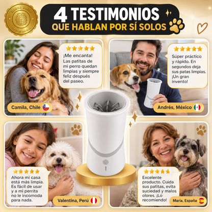 AutoPaw™ 🚿🐶✨LIMPIADOR AUTOMÁTICO DE PATAS⭐⭐⭐⭐⭐