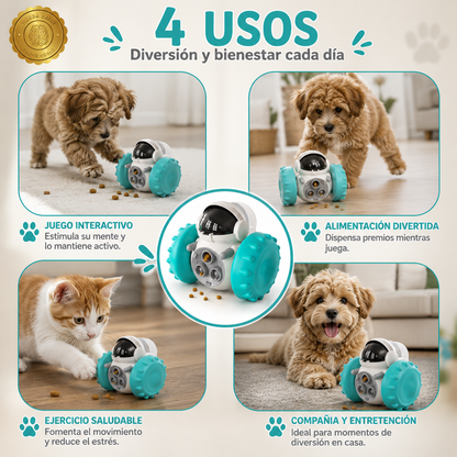 TreatFun™ 🎉🐾🦴Juguete Perro Dispensador De Alimento⭐⭐⭐⭐⭐
