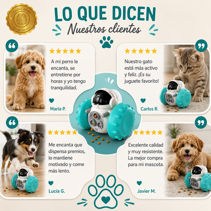 TreatFun™ 🎉🐾🦴Juguete Perro Dispensador De Alimento⭐⭐⭐⭐⭐