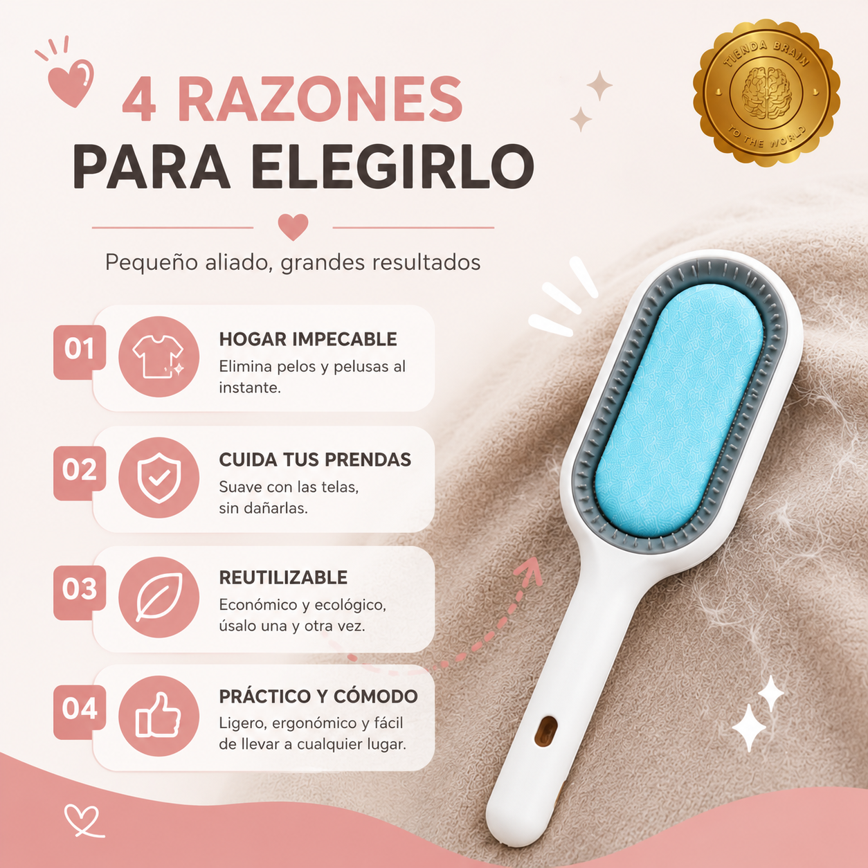 FluffAway™ 🐾🧼🐕CEPILLO ELIMINA PELUSAS Y PEINA MASCOTAS⭐⭐⭐⭐⭐