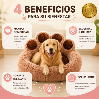 NapNest™ 🐶☁️💖Cama 50 cm para mascota perro⭐⭐⭐⭐⭐