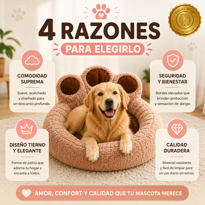 NapNest™ 🐶☁️💖Cama 50 cm para mascota perro⭐⭐⭐⭐⭐