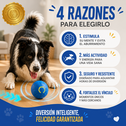 IntelliPaw™ 🎾🐶🧠Pelota Inteligente para Mascotas⭐⭐⭐⭐⭐