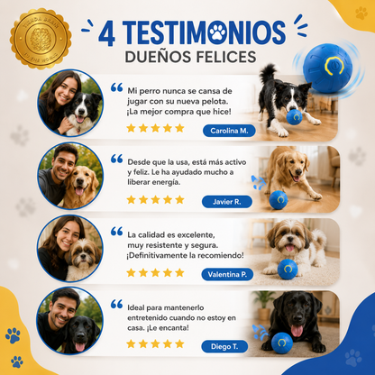 IntelliPaw™ 🎾🐶🧠Pelota Inteligente para Mascotas⭐⭐⭐⭐⭐