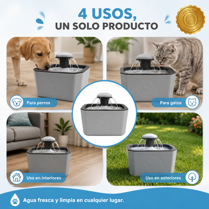 AquaPetix™ 💧🐶🐱Fuente de Agua Automática 2.5 L⭐⭐⭐⭐⭐