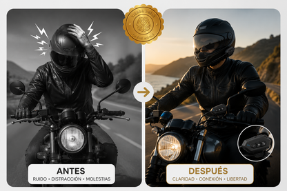 MotoVoice™ 🎤🏍️Micrófono Inalámbrico para motos ⭐⭐⭐⭐⭐