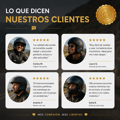 MotoVoice™ 🎤🏍️Micrófono Inalámbrico para motos ⭐⭐⭐⭐⭐