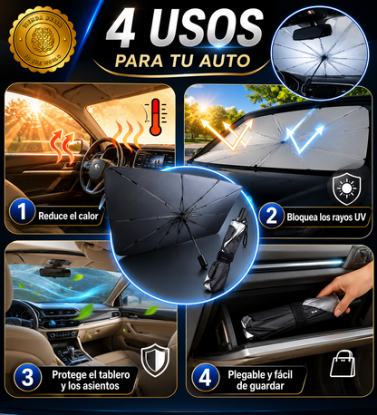 SunShield™ ☀️🛡️🚗Parasol de vehículo protector parabrisas ⭐⭐⭐⭐⭐