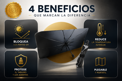 SunShield™ ☀️🛡️🚗Parasol de vehículo protector parabrisas ⭐⭐⭐⭐⭐