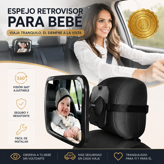 👶✨ BabyWatch™: Espejo de Seguridad y Vigilancia para Bebé 🍼🔍 ⭐⭐⭐⭐⭐