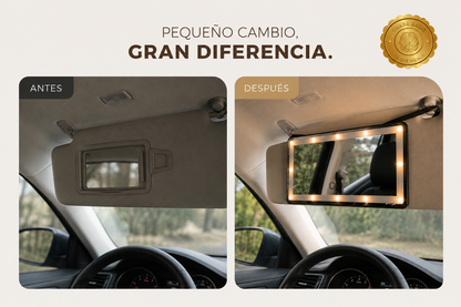🚗💡 AutoMirror™: Espejo LED para Auto 🌟✨⭐⭐⭐⭐⭐
