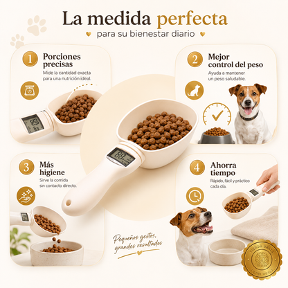 DigiBite™ 🐶⚖️🍽️Pesa De Alimentos Mascotas Cuchara⭐⭐⭐⭐⭐