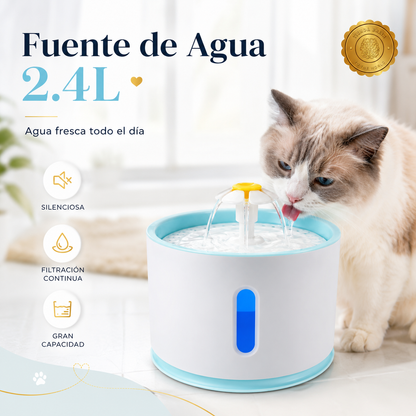 DrinkCircle™ 🔄🐶🐱Fuente de Agua Electrica Redonda⭐⭐⭐⭐⭐