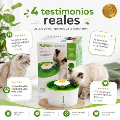 CrystalSip™ 💎🥤💧Fuente de Agua Fontanella 1.6 L⭐⭐⭐⭐⭐