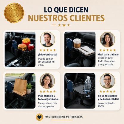 🚗✨ CarTray™: Bandeja para Vehículos 🍔🛣️ ⭐⭐⭐⭐⭐