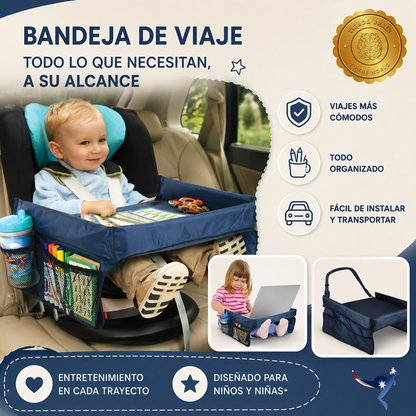 🎒🛋️ Mesa Móvil Para Niños™ Viajes Silla Auto ⭐⭐⭐⭐⭐
