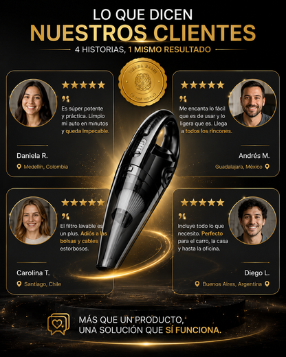 CarSunClean™ 🚗☀️Aspiradora Inalambrica Portatil Carsun ⭐⭐⭐⭐⭐