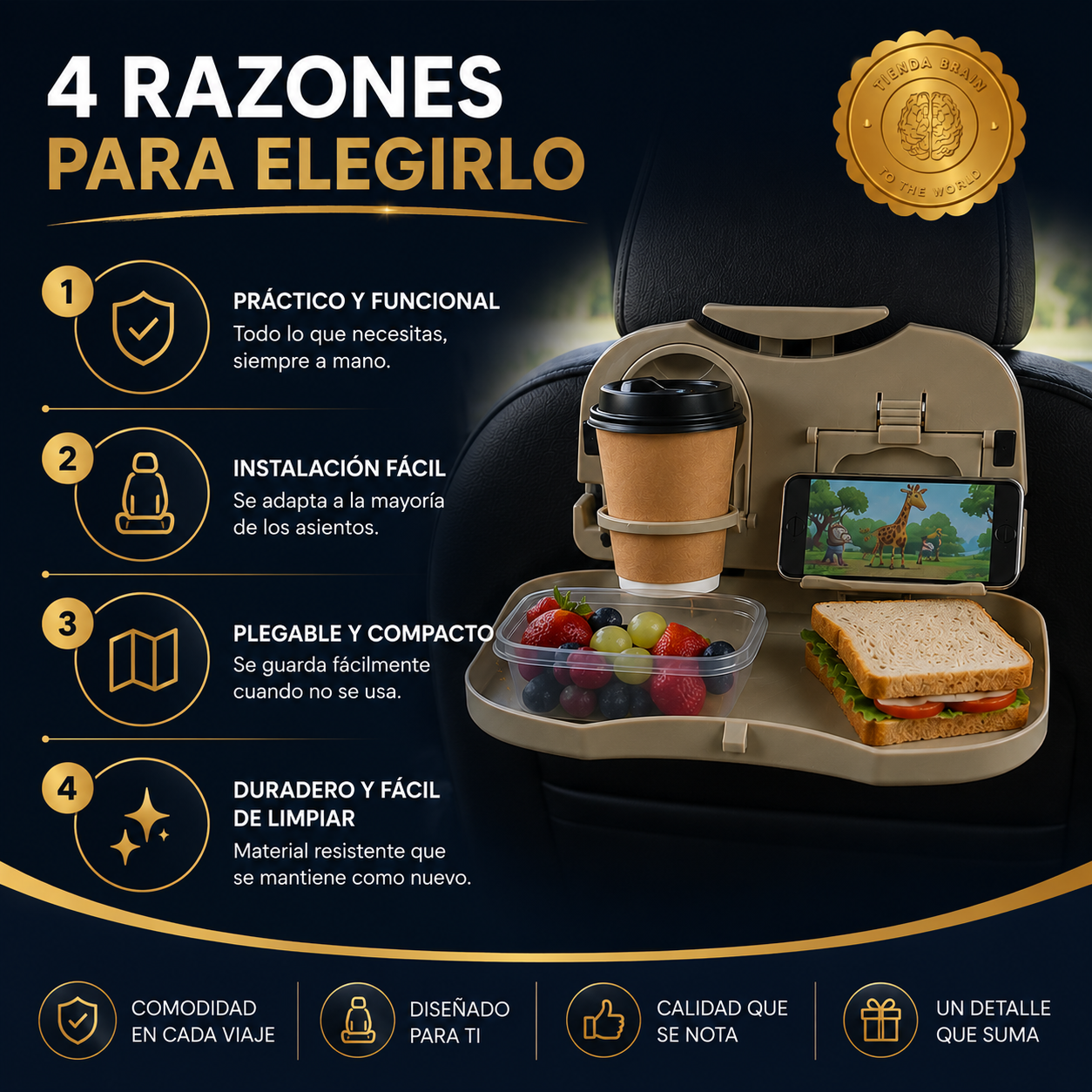 CupDrive™ ☕🛣️🔥Porta Vasos para vehiculos ⭐⭐⭐⭐⭐