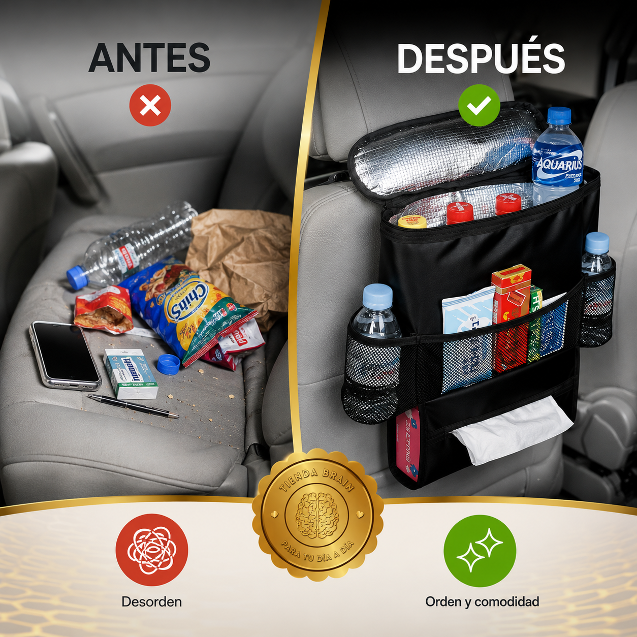 ThermoBox™ 🧊🚙✅ ORGANIZADOR TERMICO PARA AUTO ⭐⭐⭐⭐⭐