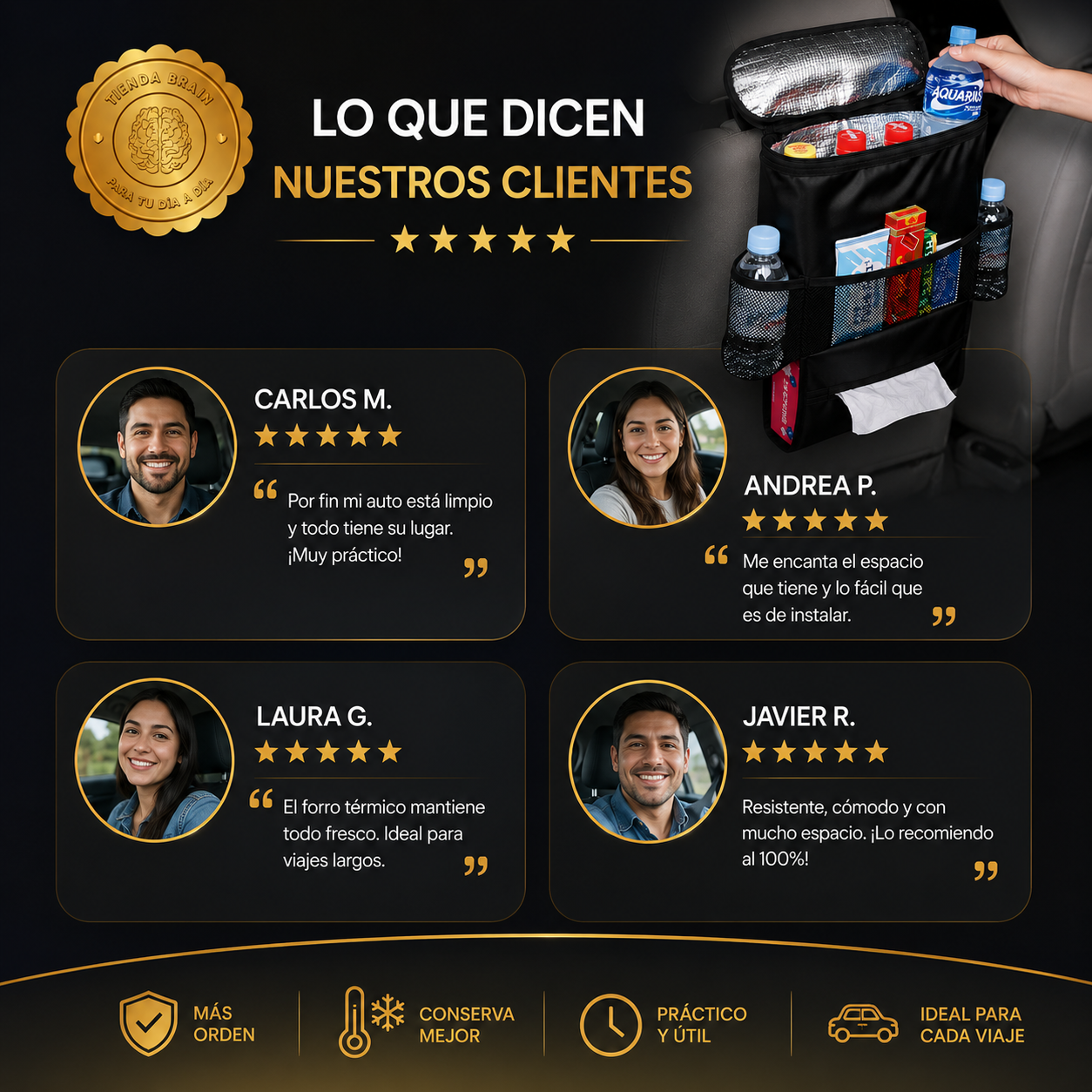 ThermoBox™ 🧊🚙✅ ORGANIZADOR TERMICO PARA AUTO ⭐⭐⭐⭐⭐