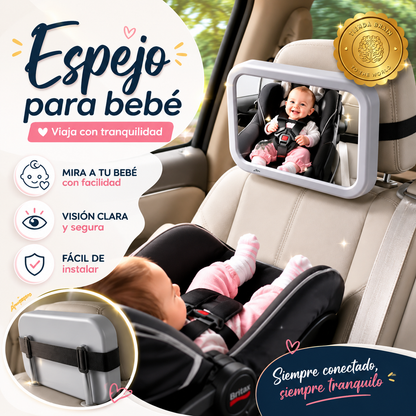 SafeMirror™ 🍼🛡️ESPEJO BABY MIRROR ⭐⭐⭐⭐⭐