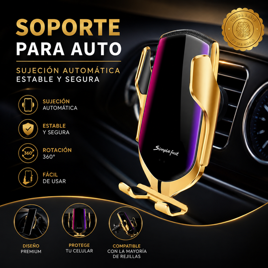 AirDock™ 🌬️🔋Soporte con Cargador Inalambrico ⭐⭐⭐⭐⭐