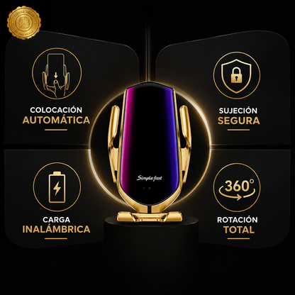 AirDock™ 🌬️🔋Soporte con Cargador Inalambrico ⭐⭐⭐⭐⭐