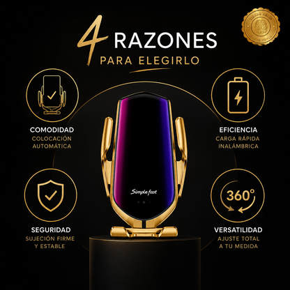 AirDock™ 🌬️🔋Soporte con Cargador Inalambrico ⭐⭐⭐⭐⭐