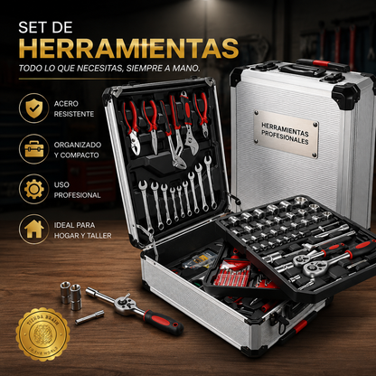 ToolMaster™ 🧰🔧💪Caja herramientas 187 piezas maletin⭐⭐⭐⭐⭐