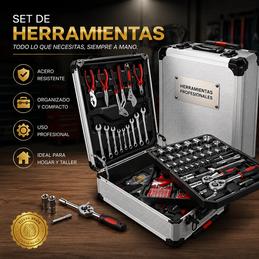 ToolMaster™ 🧰🔧💪Caja herramientas 187 piezas maletin⭐⭐⭐⭐⭐