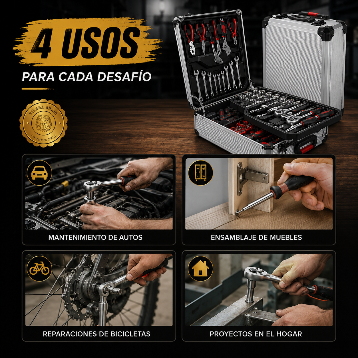ToolMaster™ 🧰🔧💪Caja herramientas 187 piezas maletin⭐⭐⭐⭐⭐