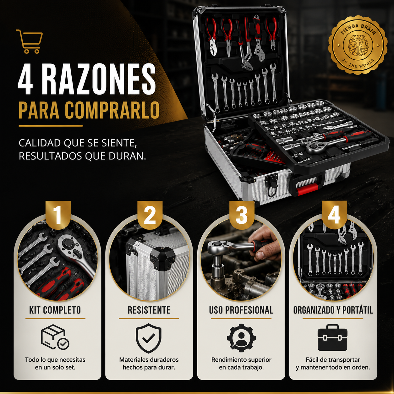 ToolMaster™ 🧰🔧💪Caja herramientas 187 piezas maletin⭐⭐⭐⭐⭐