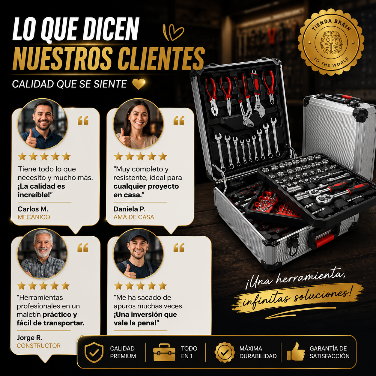 ToolMaster™ 🧰🔧💪Caja herramientas 187 piezas maletin⭐⭐⭐⭐⭐