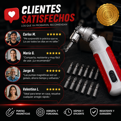 GripFix™ 🛠️🧲🔩DESTORNILLADOR MAGNÉTICO⭐⭐⭐⭐⭐
