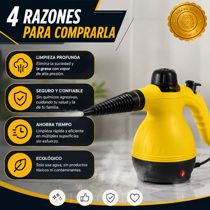 💧⚡ SteamClean™: Limpiador a Vapor Multifuncional 🧼✨⭐⭐⭐⭐⭐