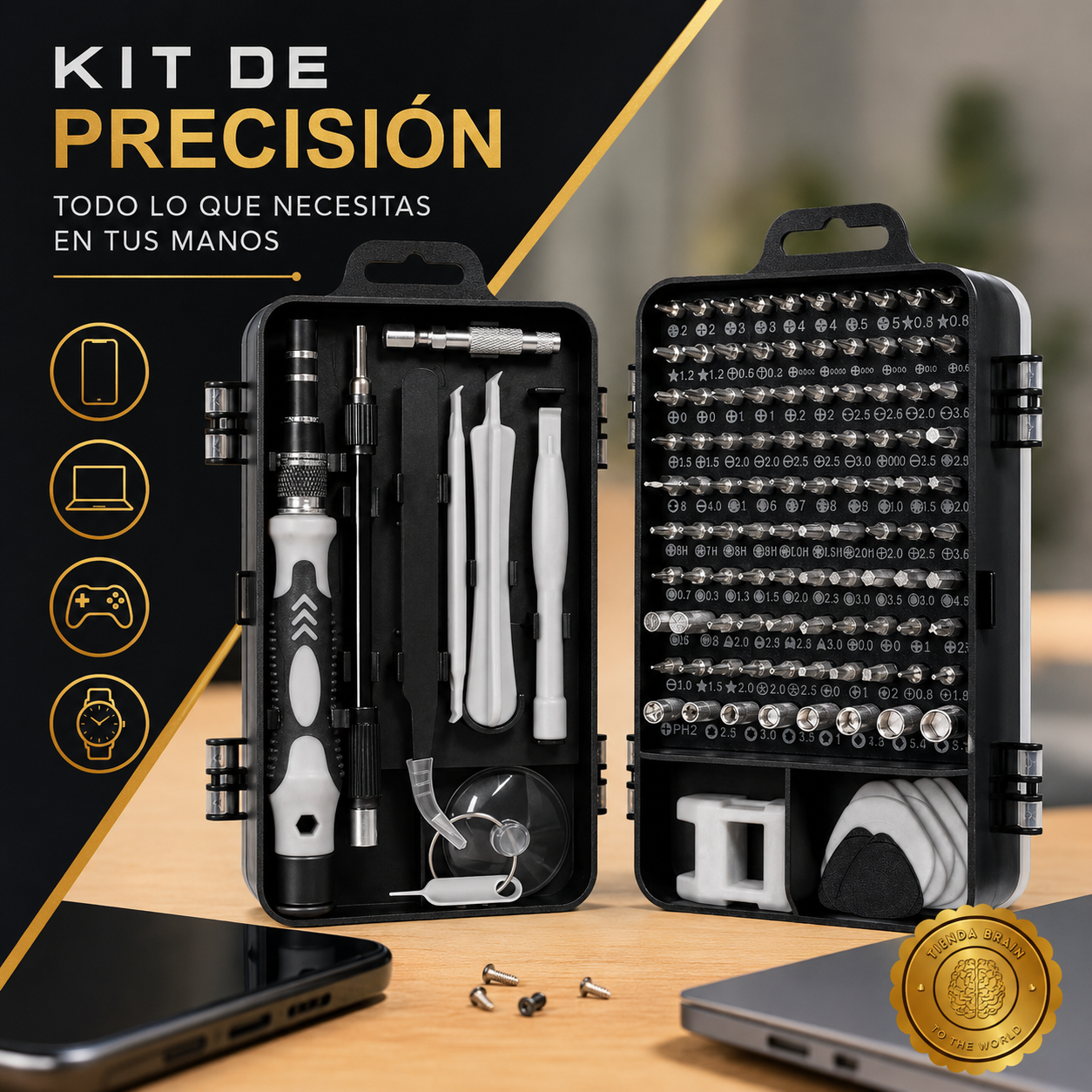 🔧✨ ToolMaster™: Juego de Mini Destornilladores 117 en 1 🛠️💡⭐⭐⭐⭐⭐