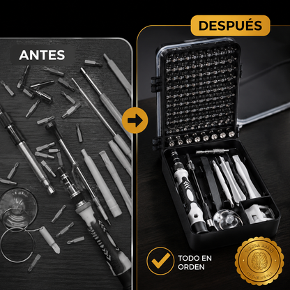 🔧✨ ToolMaster™: Juego de Mini Destornilladores 117 en 1 🛠️💡⭐⭐⭐⭐⭐