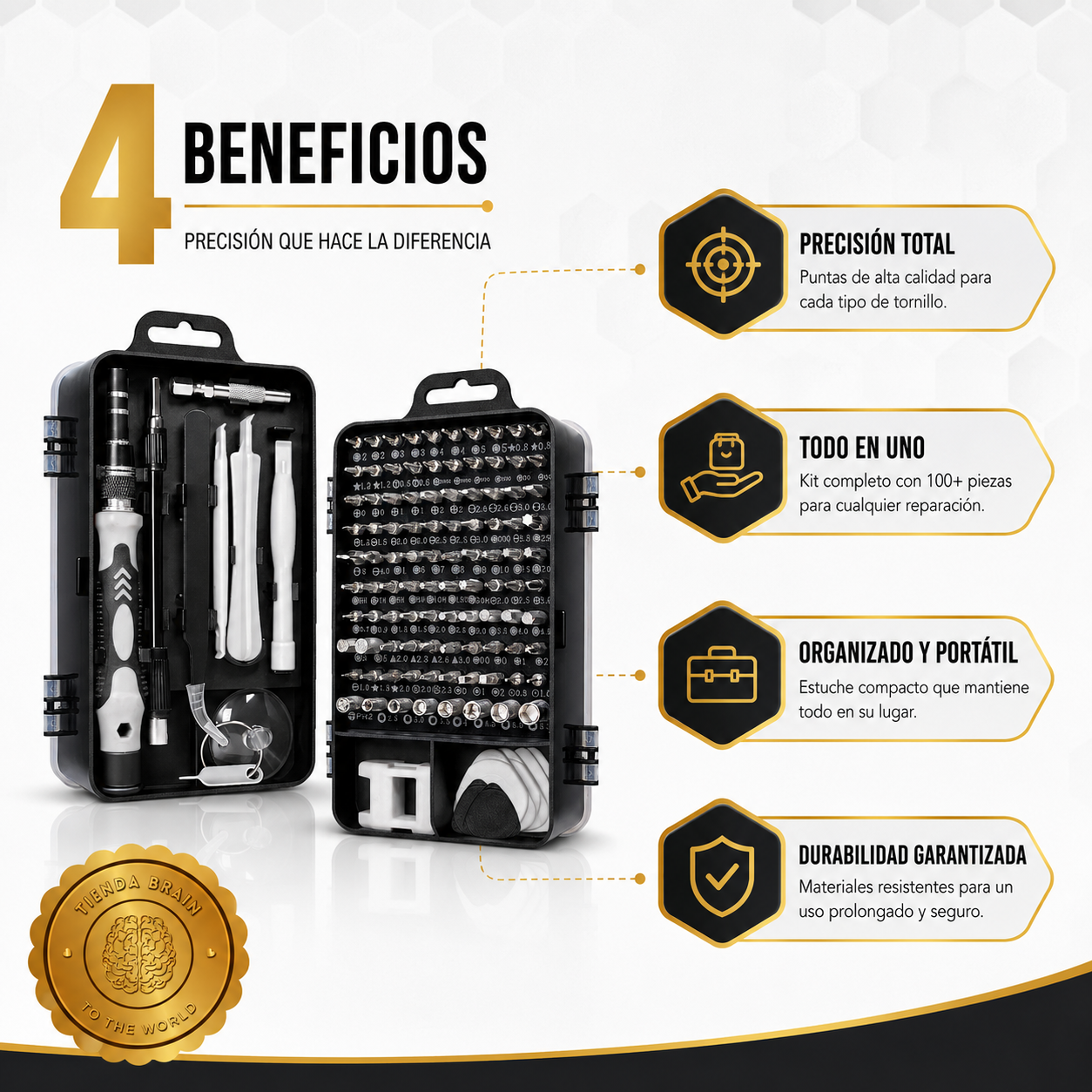 🔧✨ ToolMaster™: Juego de Mini Destornilladores 117 en 1 🛠️💡⭐⭐⭐⭐⭐