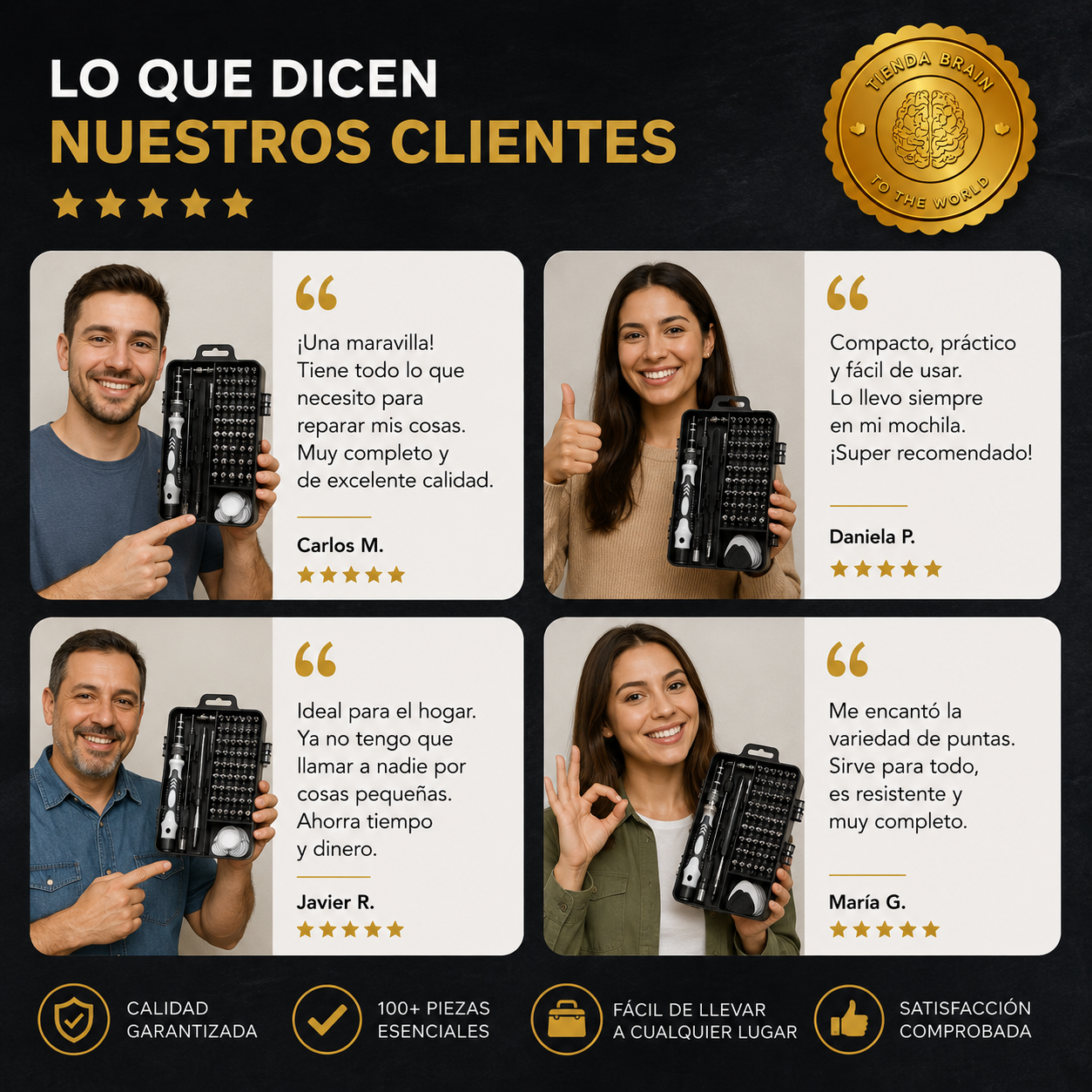 🔧✨ ToolMaster™: Juego de Mini Destornilladores 117 en 1 🛠️💡⭐⭐⭐⭐⭐
