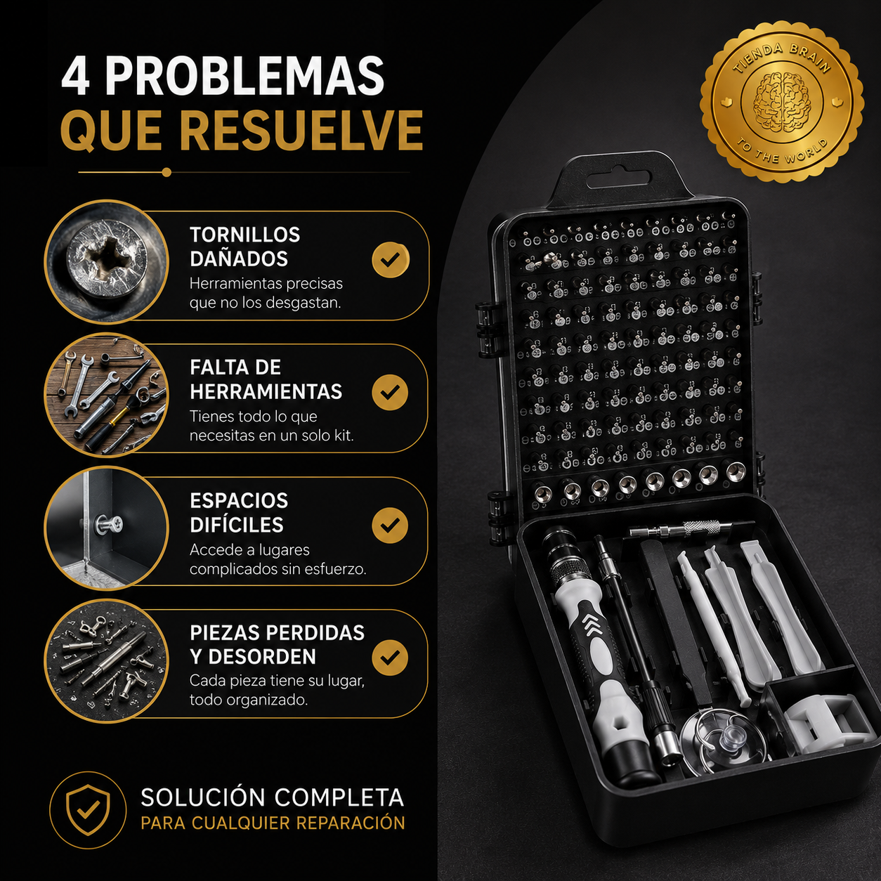 🔧✨ ToolMaster™: Juego de Mini Destornilladores 117 en 1 🛠️💡⭐⭐⭐⭐⭐