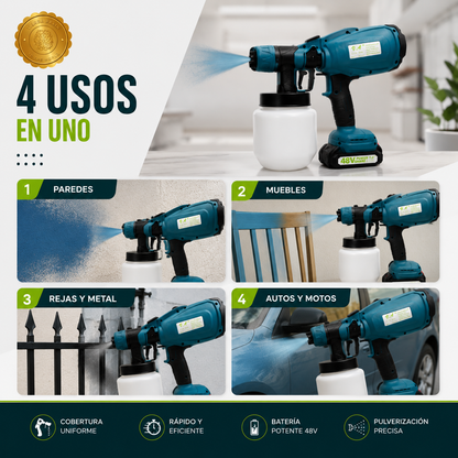 🎨⚡ PaintPro™: Compresor Inalámbrico para Pintar 48V 🖌️🔋⭐⭐⭐⭐⭐